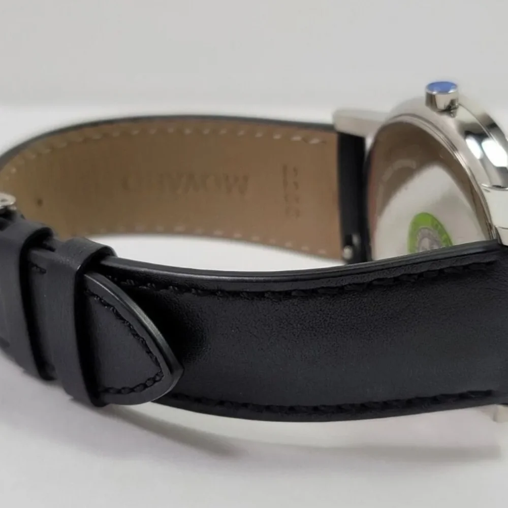 ***SOLD*** Movado Men's Museum Classic Leather Strap Watch with Black Dial - Picture 10 of 14